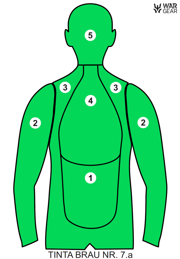 Tinta brau nr.7a - set 50 buc 70x100 cm | Echipament tactic WARGEAR