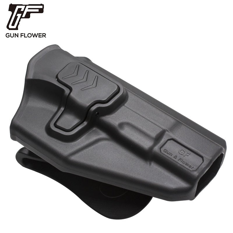 Toc CZ 75 B cu paddle rotativ Gun&Flower - Mana dreapta, Negru | WARGEAR RO