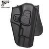 Toc CZ 75 B cu paddle rotativ Gun&Flower - Mana dreapta, Negru | WARGEAR RO