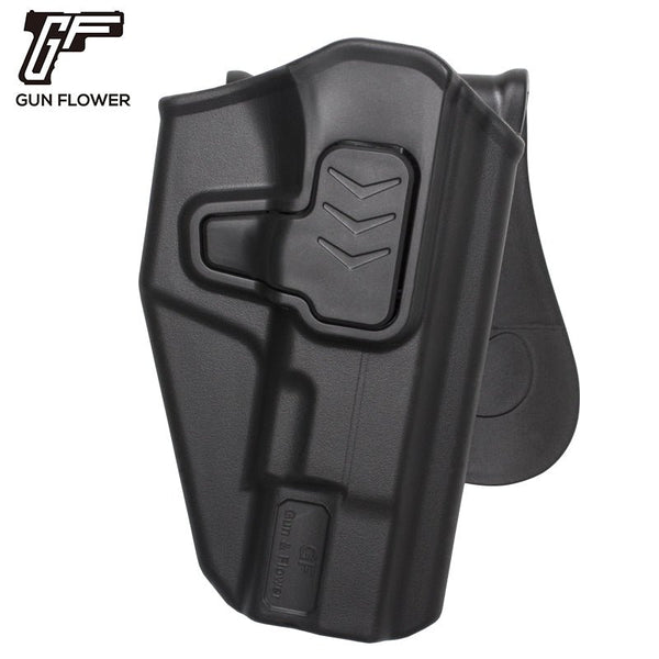 Toc CZ 75 B cu paddle rotativ Gun&Flower - Mana dreapta, Negru | WARGEAR RO