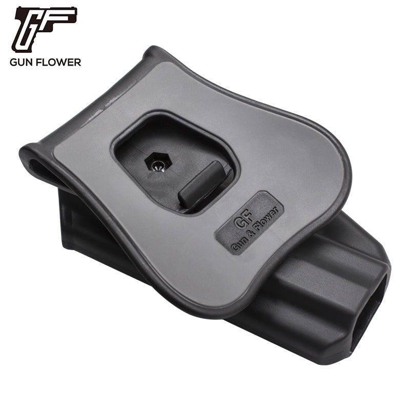 Toc CZ 75 B cu paddle rotativ Gun&Flower - Mana dreapta, Negru | WARGEAR RO