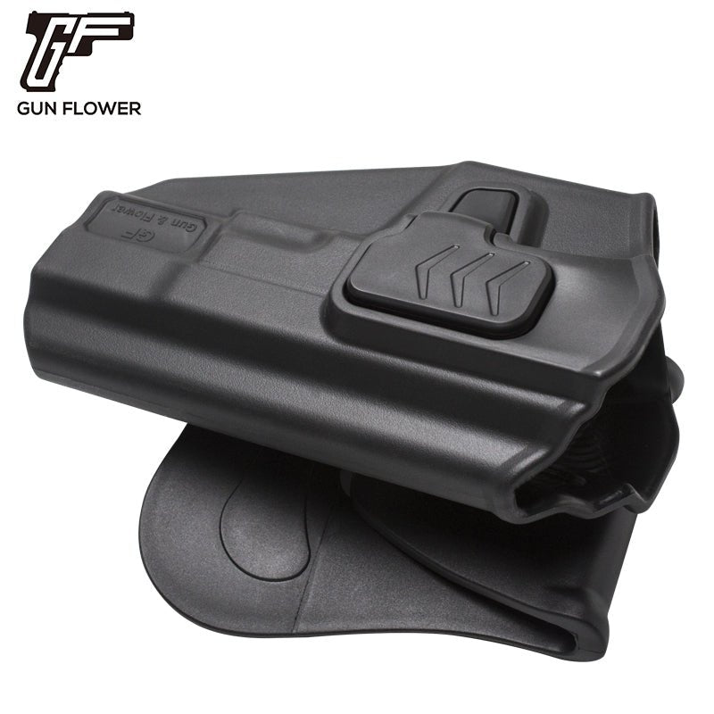Toc CZ 75 B cu paddle rotativ Gun&Flower - Mana dreapta, Negru | WARGEAR RO