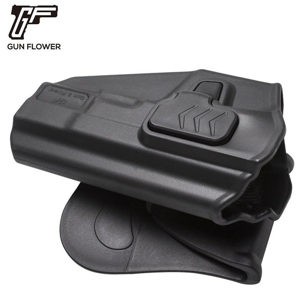 Toc CZ 75 B cu paddle rotativ Gun&Flower - Mana dreapta, Negru | WARGEAR RO