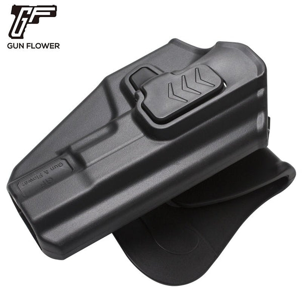 Toc CZ 75 B cu paddle rotativ Gun&Flower - Mana dreapta, Negru | WARGEAR RO