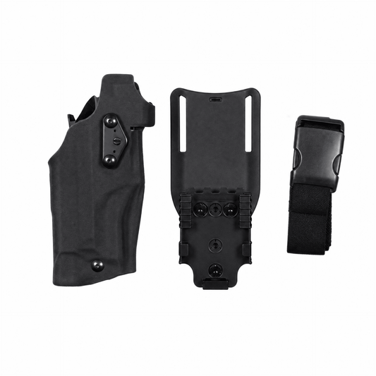 Toc GLOCK 17 Low Ride retentie activa cu Lanterna X300 – Dreptaci | WARGEAR RO
