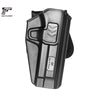 Toc OWB CZ P-07 / P-09 cu retentie pe garda Gun&Flower - Mana dreapta, Negru | WARGEAR RO
