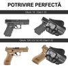 Toc OWB Glock 19/23/32 retentie nivel II Gun&Flower - Mana dreapta, Negru | WARGEAR RO
