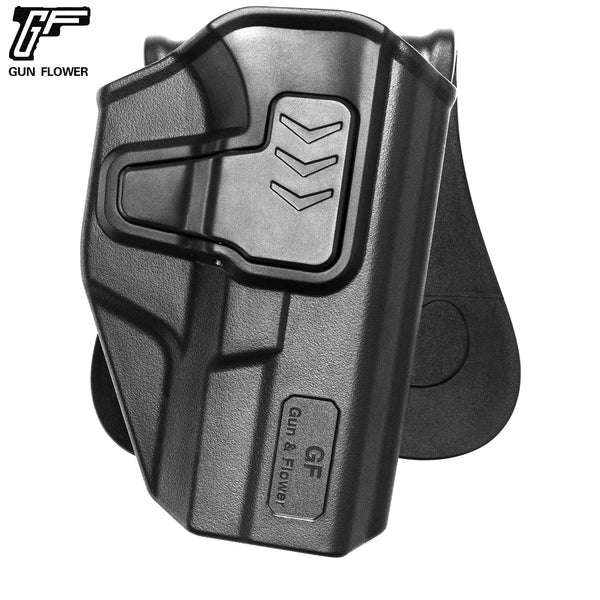 Toc OWB Glock 19/23/32 retentie nivel II Gun&Flower - Mana dreapta, Negru | WARGEAR RO