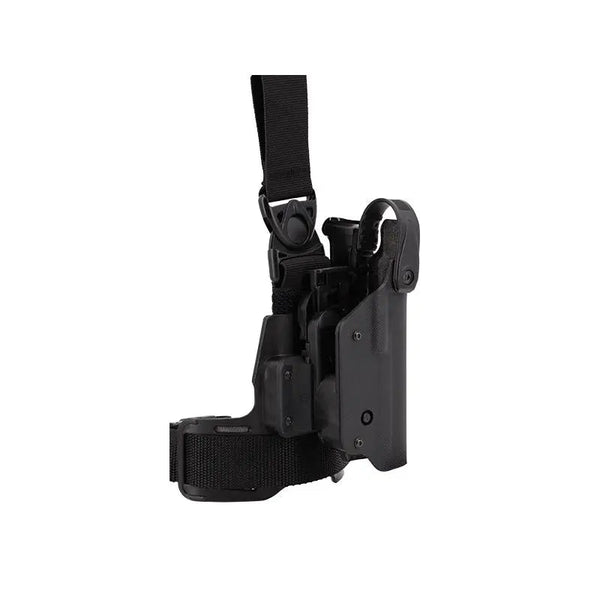 Toc pistol stangaci CZ P10C GHOST 5.2 Level 3 + prindere TL6 picior | Echipament tactic WARGEAR