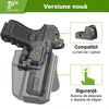 Toc universal UNI PRO Glock Sig CZ retentie nivel II Gun&Flower - Mana dreapta | WARGEAR RO