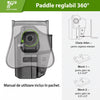Toc universal UNI PRO Glock Sig CZ retentie nivel II Gun&Flower - Mana dreapta | WARGEAR RO