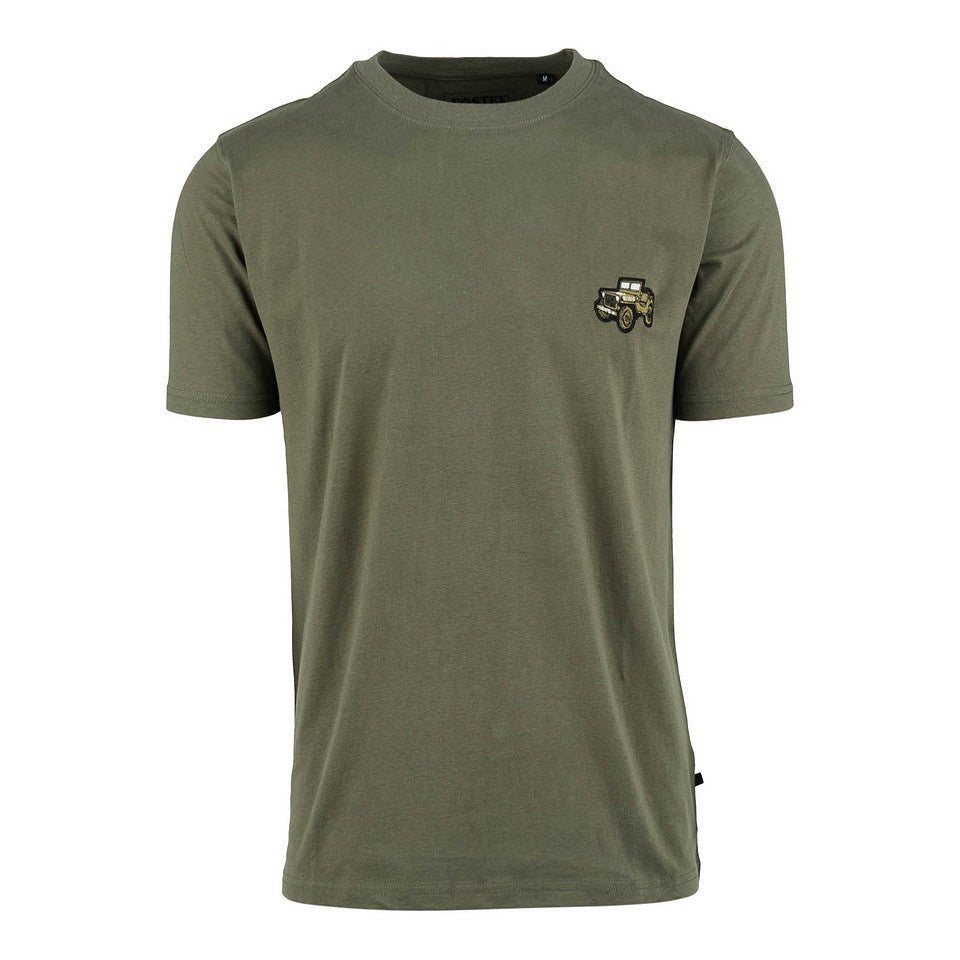 Tricou Army cu Jeep Willys MB Fostex – Olive | WARGEAR RO