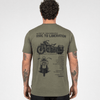 Tricou Army cu Motocicleta WLA Liberator Fostex – Olive | WARGEAR RO