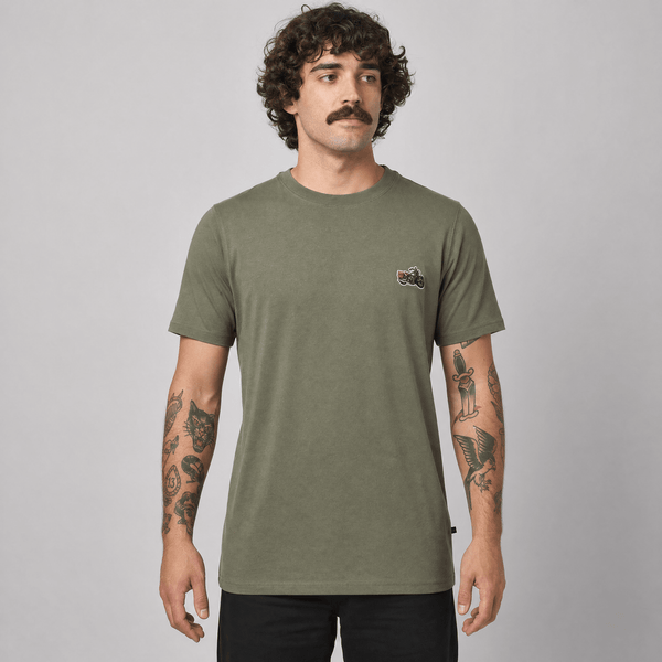 Tricou Army cu Motocicleta WLA Liberator Fostex – Olive | WARGEAR RO