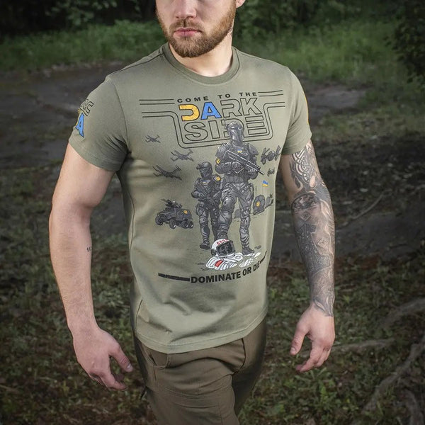 Tricou army DARK SIDE olive M - TAC | Echipament tactic WARGEAR