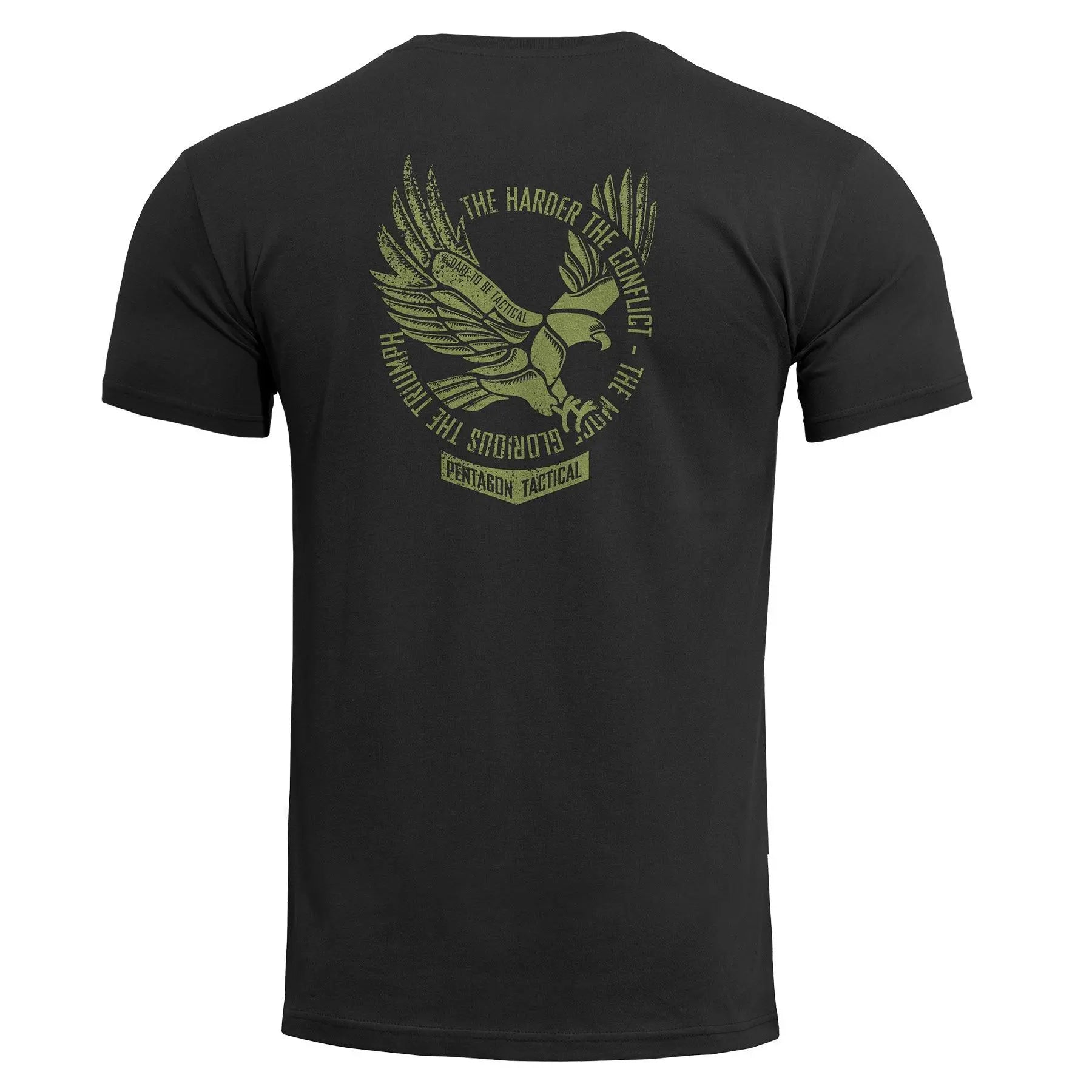 Tricou army EAGLE negru PENTAGON | Echipament tactic WARGEAR