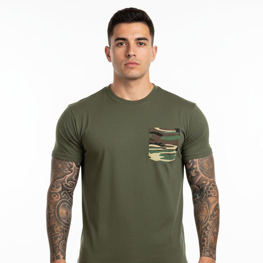 Tricou army OD Green Camo Fostex Garments® | Echipament tactic WARGEAR