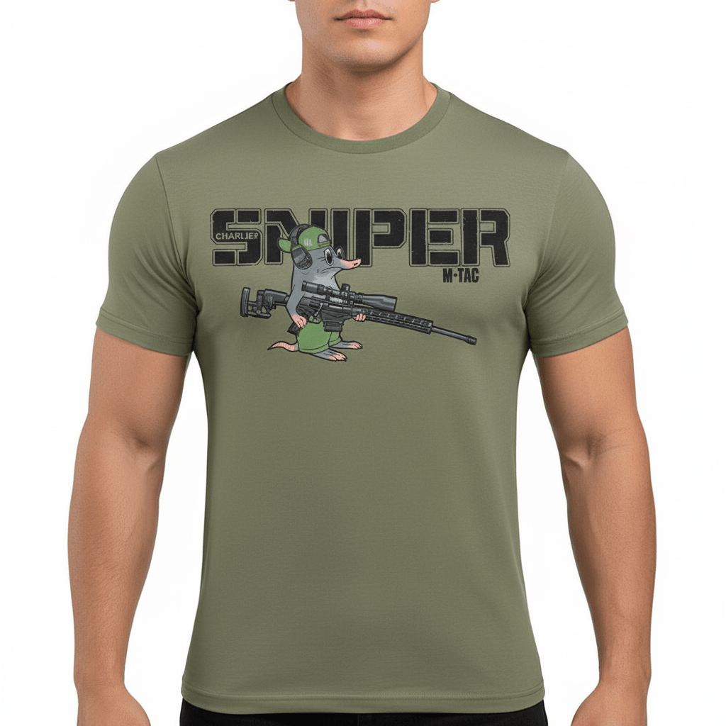 Tricou army SNIPER light olive M - TAC | Echipament tactic WARGEAR
