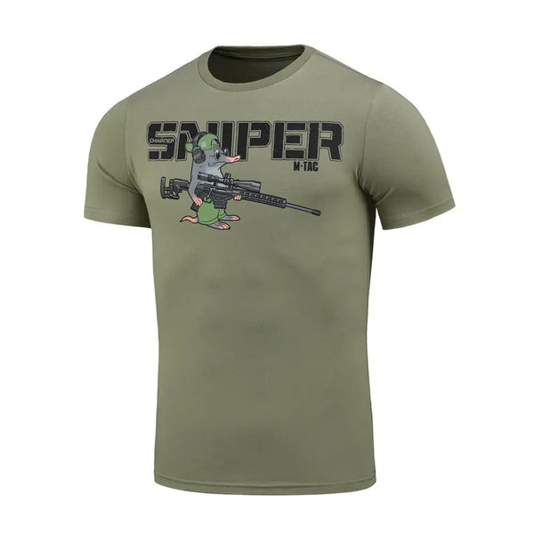 Tricou army SNIPER light olive M - TAC | Echipament tactic WARGEAR