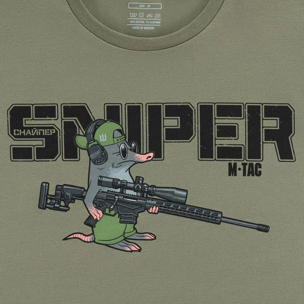 Tricou army SNIPER light olive M - TAC | Echipament tactic WARGEAR