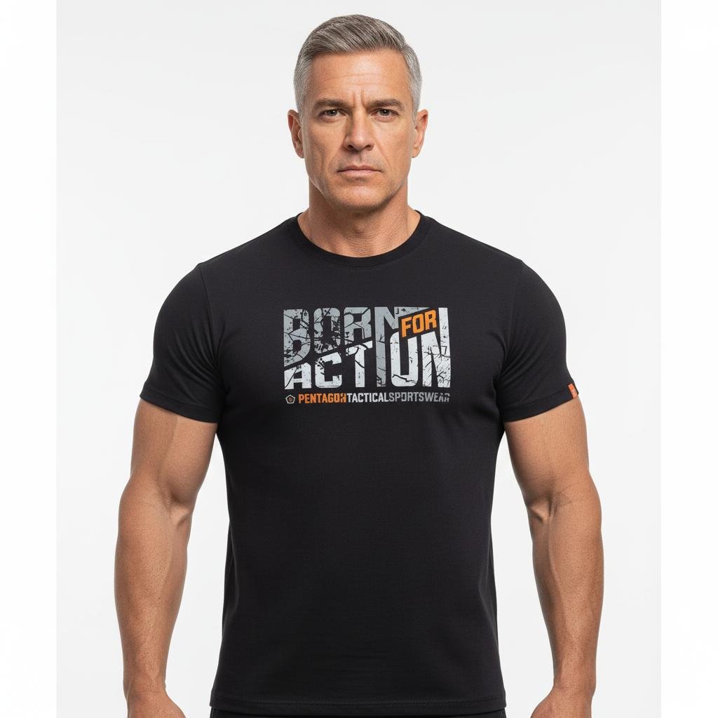 Tricou Born For Action Pentagon | Echipament tactic WARGEAR