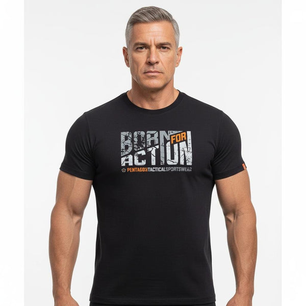 Tricou Born For Action Pentagon | Echipament tactic WARGEAR