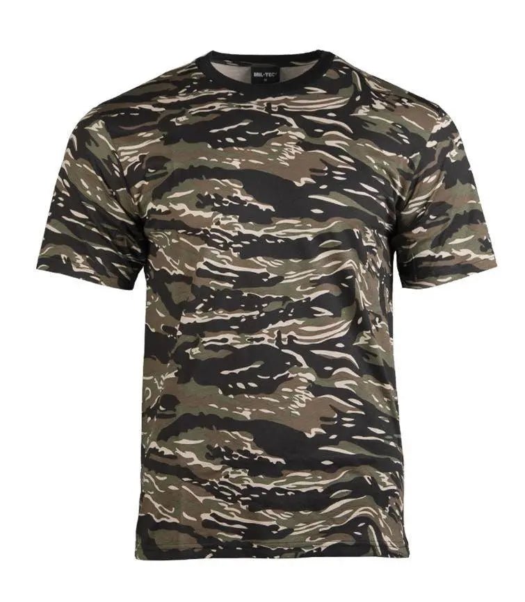 Tricou camuflaj Tiger Stripe MIL - TEC | Echipament tactic WARGEAR