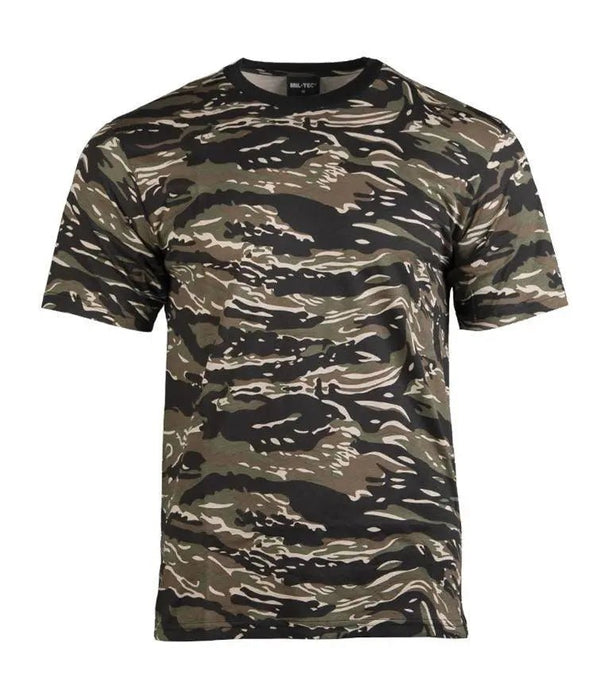 Tricou camuflaj Tiger Stripe MIL - TEC | Echipament tactic WARGEAR