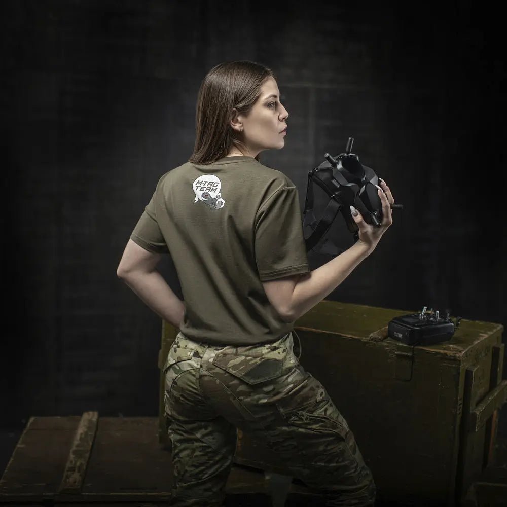 Tricou Comics Drone olive M - TAC | Echipament tactic WARGEAR