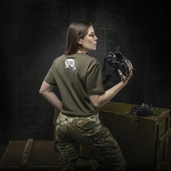 Tricou Comics Drone olive M - TAC | Echipament tactic WARGEAR