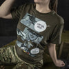 Tricou Comics Drone olive M - TAC | Echipament tactic WARGEAR