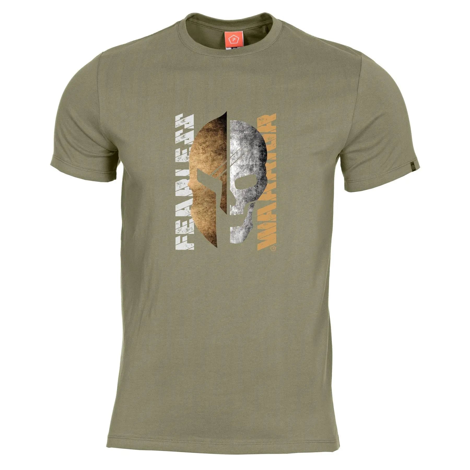 Tricou Fearless Warrior olive Pentagon | Echipament tactic WARGEAR