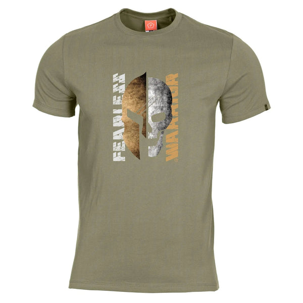 Tricou Fearless Warrior olive Pentagon | Echipament tactic WARGEAR