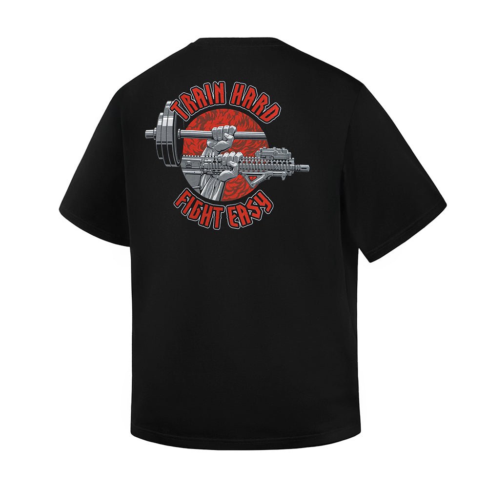 Tricou M - TAC Train Hard Fight Easy | WARGEAR RO
