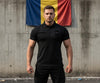 Tricou polo Elite Tactical Coolmax® M - TAC Negru | Echipament tactic WARGEAR