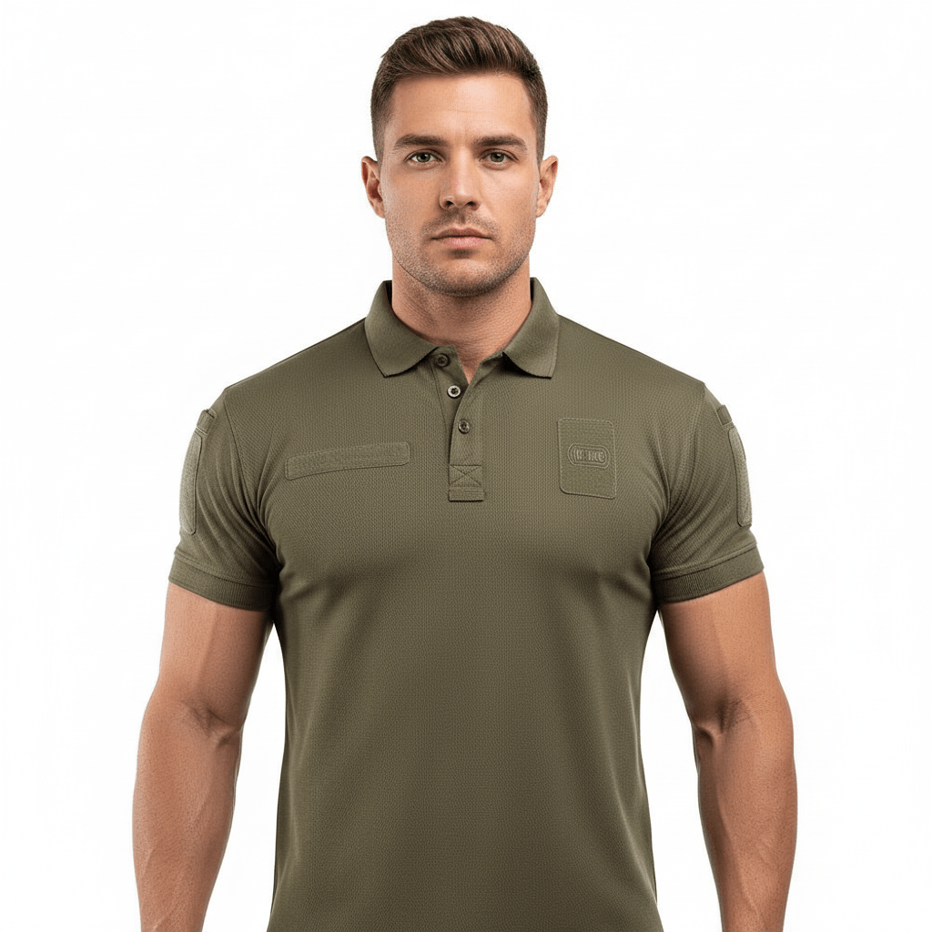 Tricou polo Elite Tactical Coolmax® M - TAC - olive | Echipament tactic WARGEAR