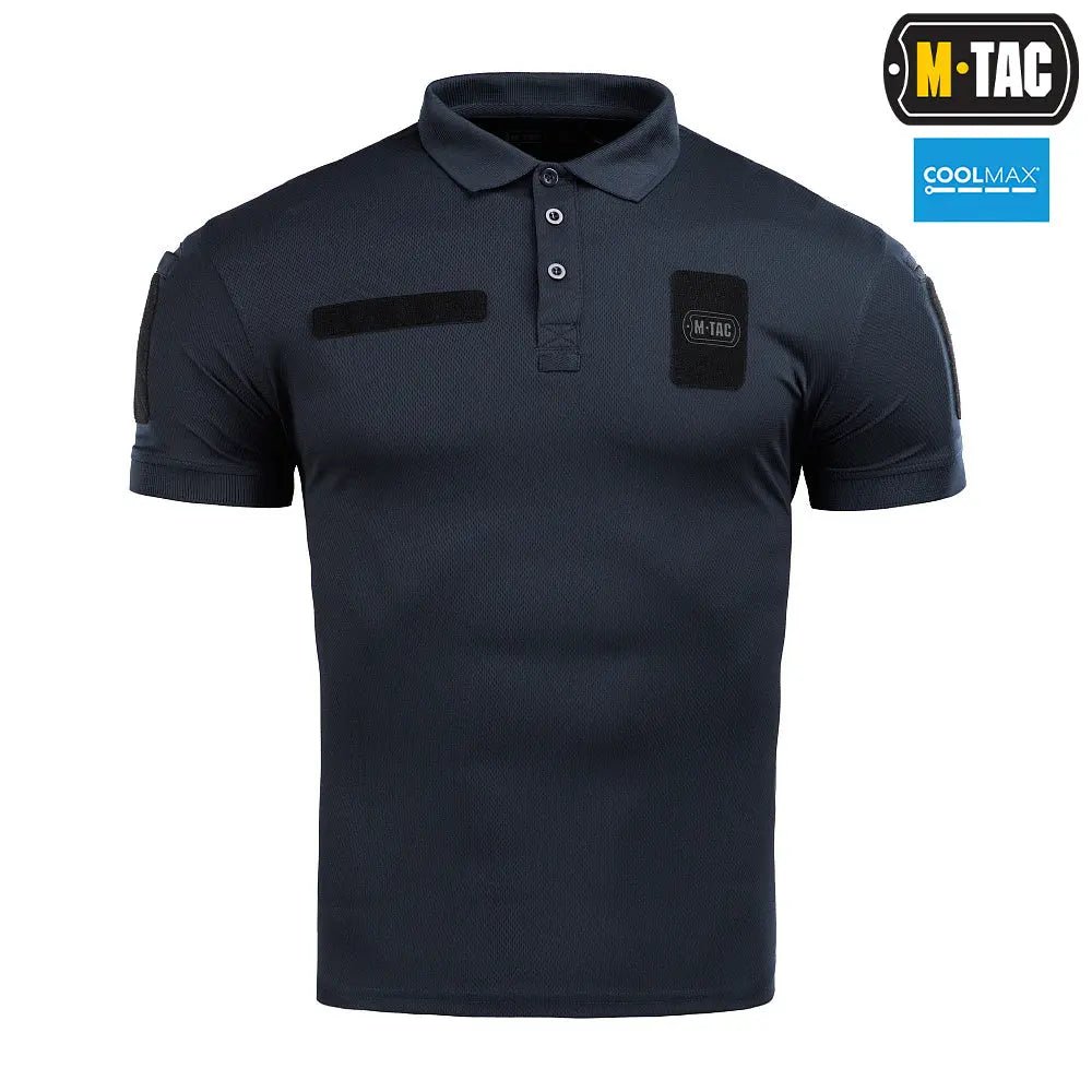 Tricou polo Elite Tactical Coolmax® navy blue M - TAC | Echipament tactic WARGEAR
