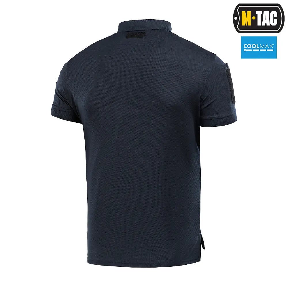 Tricou polo Elite Tactical Coolmax® navy blue M - TAC | Echipament tactic WARGEAR