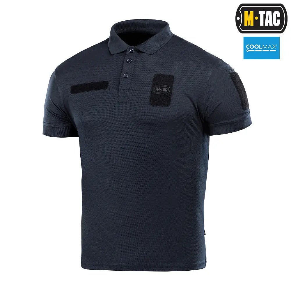 Tricou polo Elite Tactical Coolmax® navy blue M - TAC | Echipament tactic WARGEAR