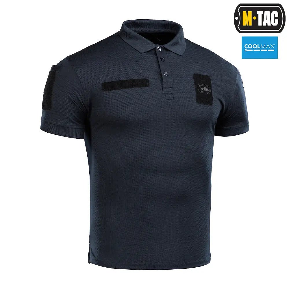 Tricou polo Elite Tactical Coolmax® navy blue M - TAC | Echipament tactic WARGEAR