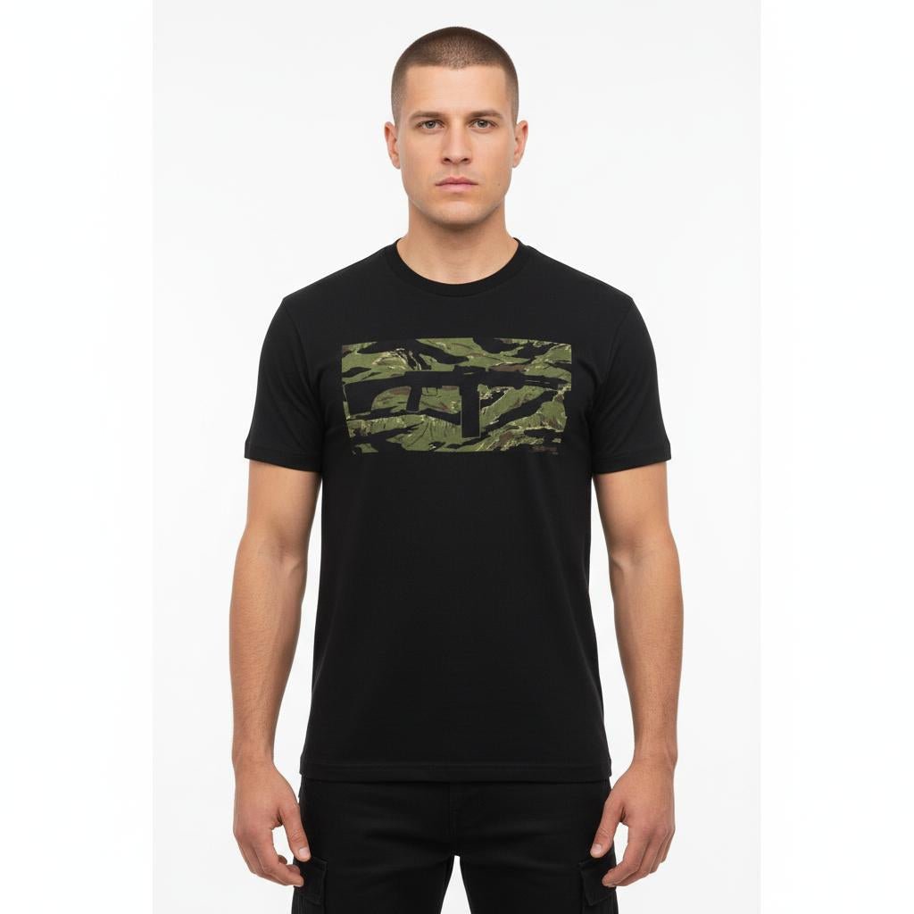 Tricou RPD machine gun Tiger Stripe Helikon - Tex® | Echipament tactic WARGEAR