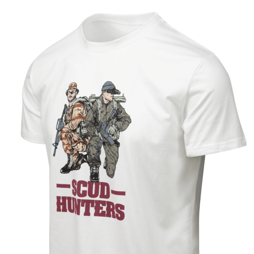 Tricou Scud Hunters alb Helikon - Tex | WARGEAR RO