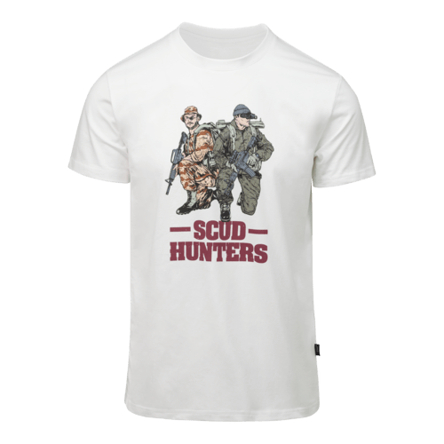 Tricou Scud Hunters alb Helikon - Tex | WARGEAR RO