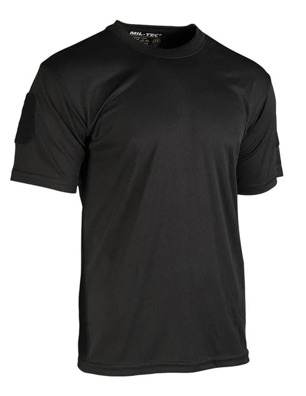 Tricou tactic army negru Quick Dry | Echipament tactic WARGEAR