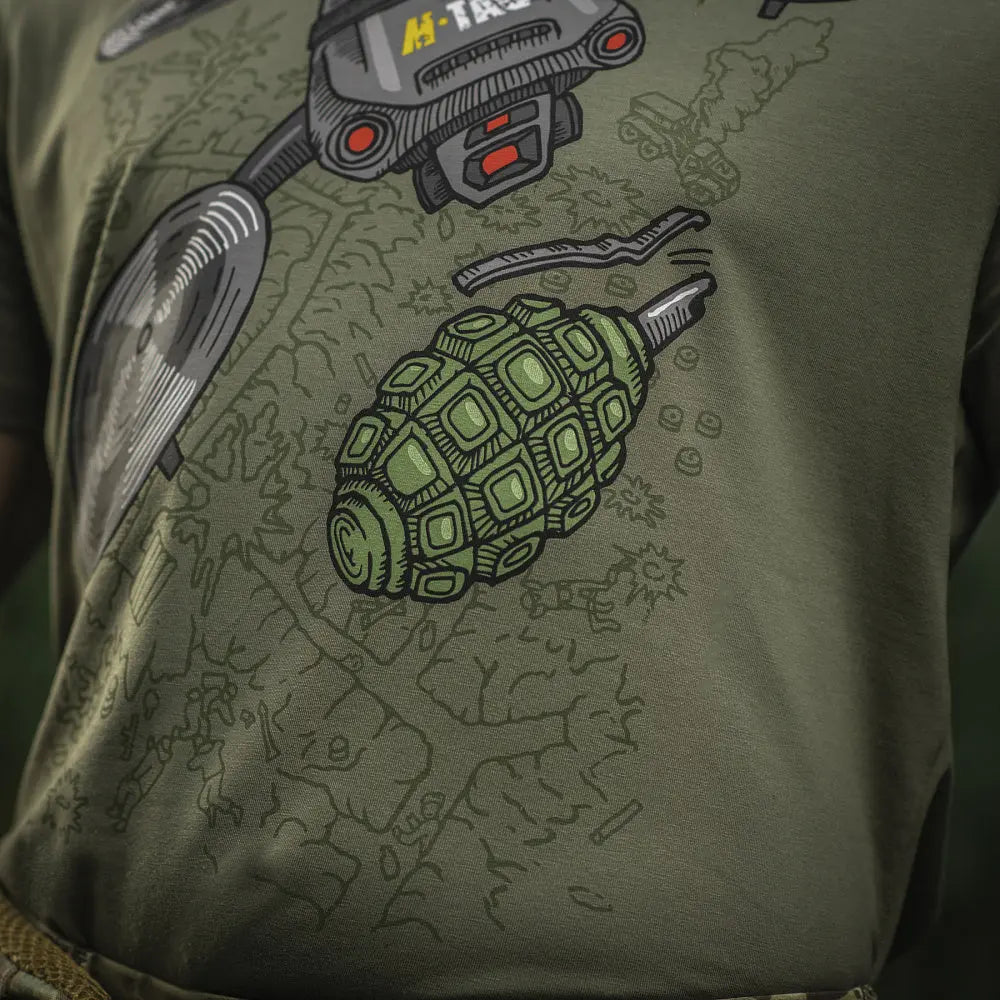 Tricou tactic drona militara M - TAC | Echipament tactic WARGEAR