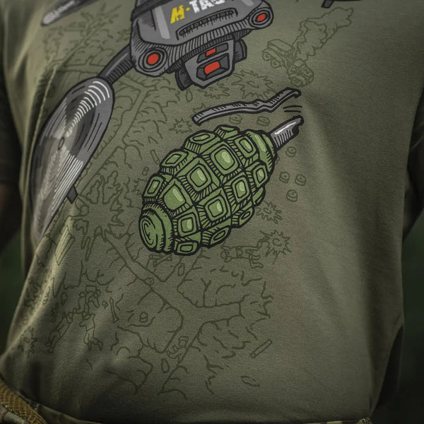 Tricou tactic drona militara M - TAC | Echipament tactic WARGEAR