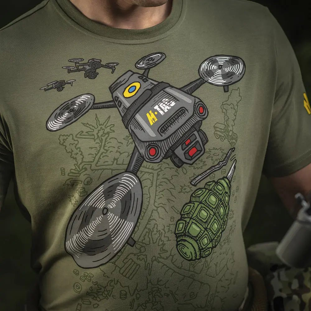 Tricou tactic drona militara M - TAC | Echipament tactic WARGEAR