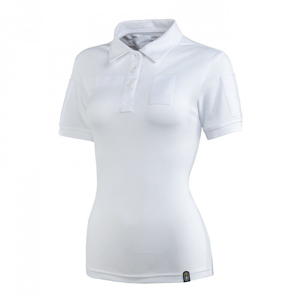 Tricou Tactic Polo Dama Alb – M - TAC | Echipament tactic WARGEAR