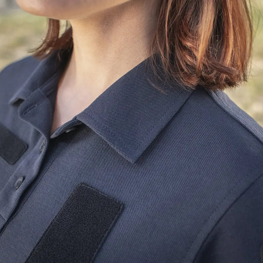 Tricou tactic polo dama navy blue M - TAC | Echipament tactic WARGEAR