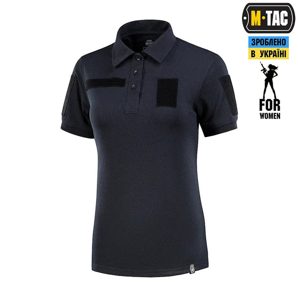 Tricou tactic polo dama navy blue M - TAC | Echipament tactic WARGEAR